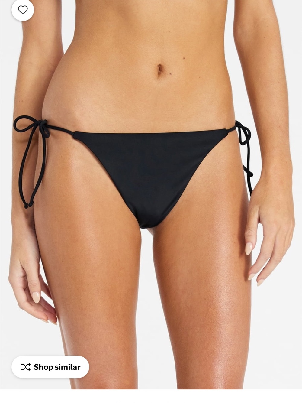 Xhileration side tie bikini bottom NWT